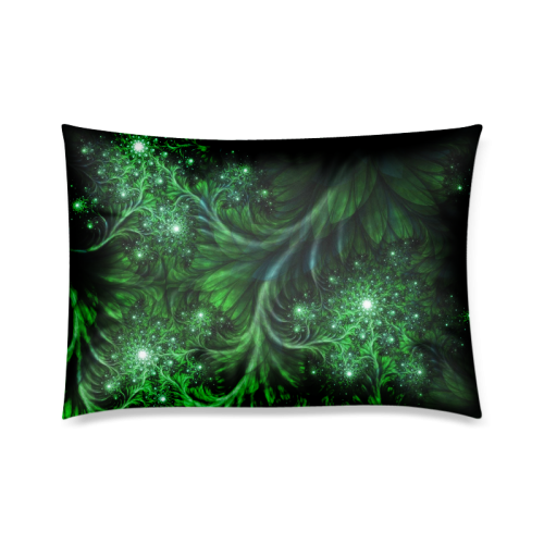 Beautiful plant leaf texture Custom Zippered Pillow Case 20"x30"(Twin Sides)