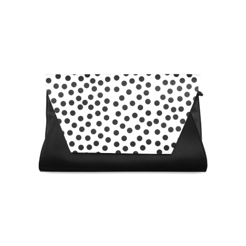 polka dot clutch