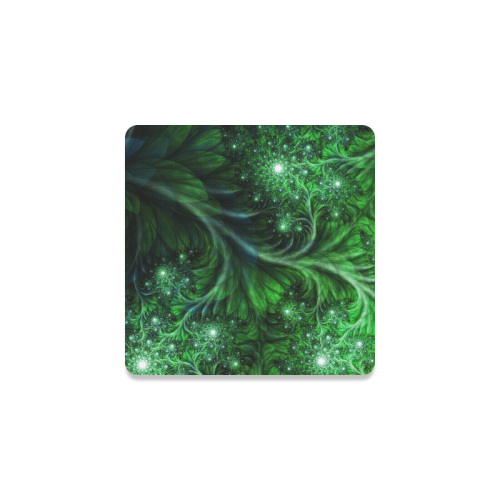 Beautiful plant leaf texture Square Coaster