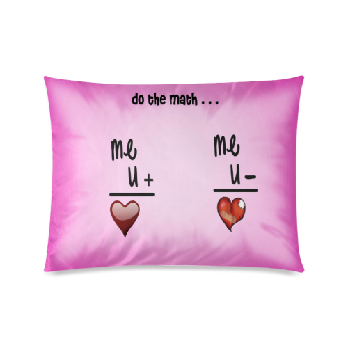 Broken Heart Funny Custom Zippered Pillow Case 20"x26"(Twin Sides)