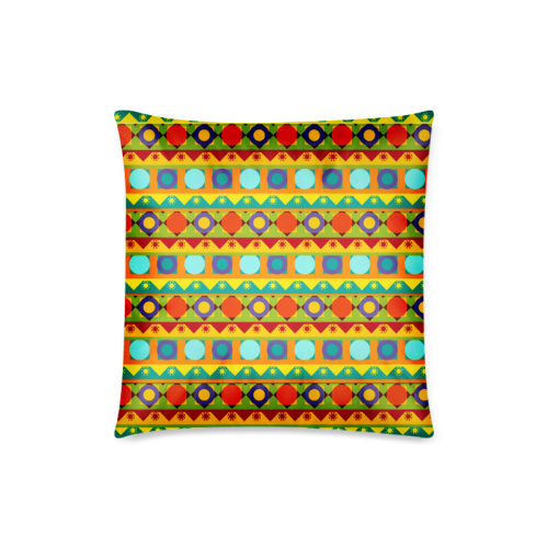 Rural pattern Custom Zippered Pillow Case 18"x18"(Twin Sides)