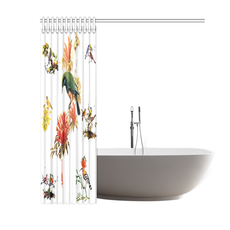 Pretty Bird Shower Curtain 60"x72" ID D38079
