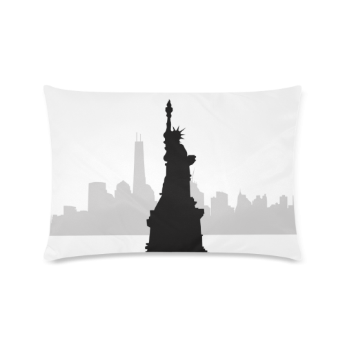 Statue of liberty , New York City Digital Painting Custom Zippered Pillow Case 16"x24"(Twin Sides)