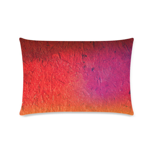 Abstract Painting Design Custom Zippered Pillow Case 16"x24"(Twin Sides)