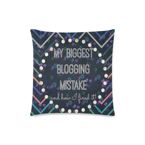 Mistake square 1 Custom Zippered Pillow Case 18"x18"(Twin Sides)