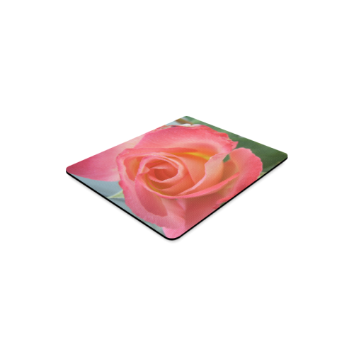 Pink Rose Close-Up Rectangle Mousepad