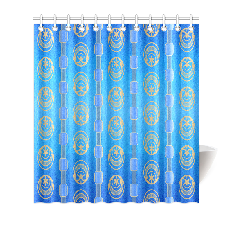 Regal blue Shower Curtain 66"x72" ID D45871