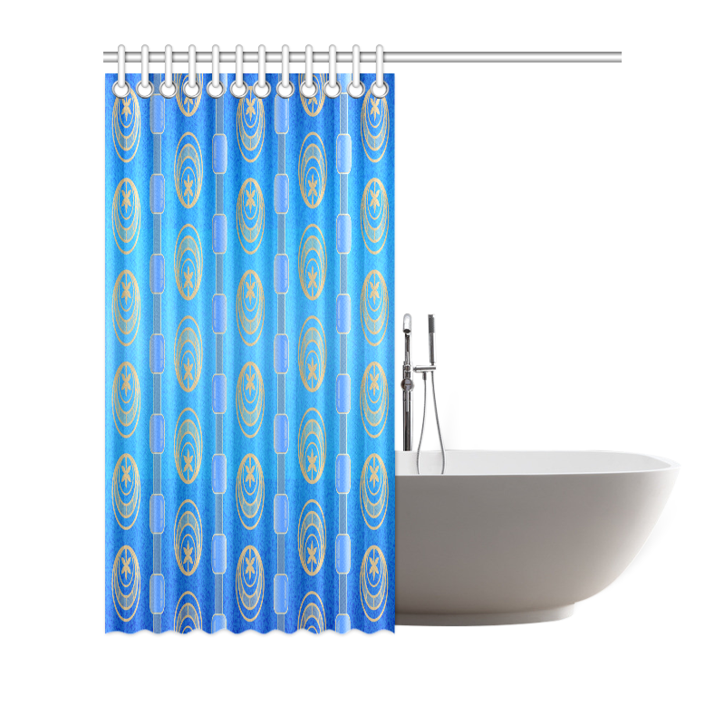 Regal blue Shower Curtain 66"x72" ID D45871