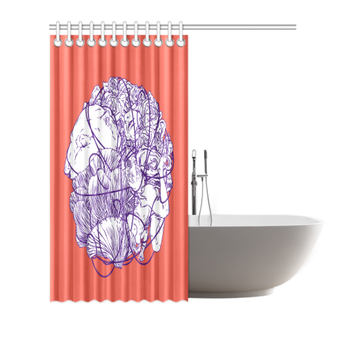 Stuff Shower Curtain 66"x72"