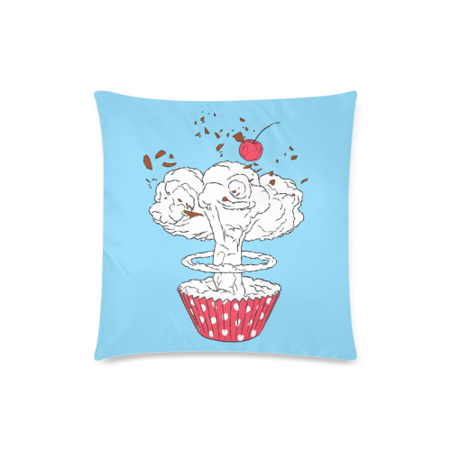 The cake's bomb Custom Zippered Pillow Case 18"x18"(Twin Sides)