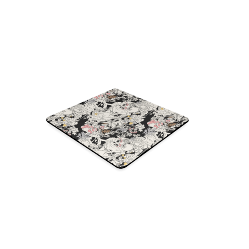 Flowers Square Coaster