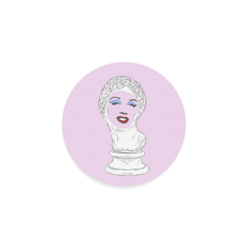 Marilyn Aphrodite Round Coaster