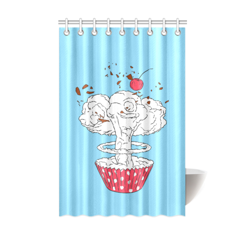 The cake's bomb Shower Curtain 48"x72"