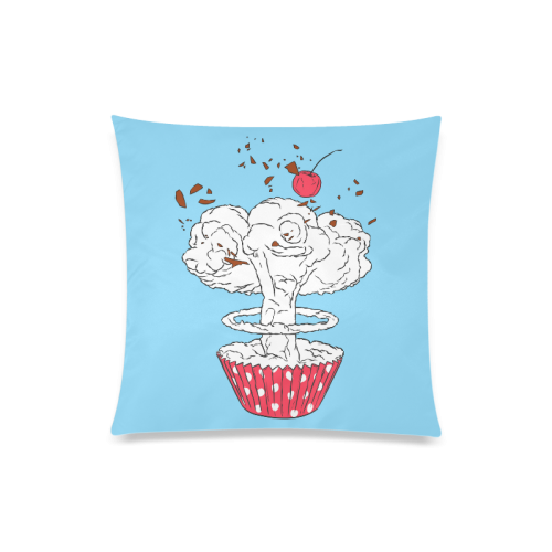 The cake's bomb Custom Zippered Pillow Case 20"x20"(Twin Sides)