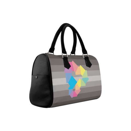 Square Spectrum (Rainbow) Boston Handbag (Model 1621)