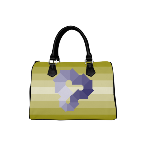 Square Spectrum (Violet) Boston Handbag (Model 1621)