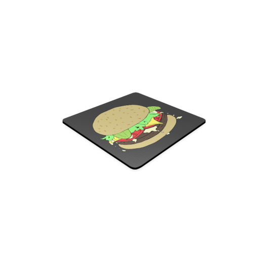 Cheeseburger Square Coaster