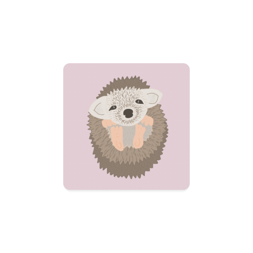 Baby Hedghog Square Coaster