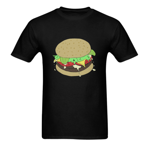 Cheeseburger Sunny Men's T- shirt (Model T06)