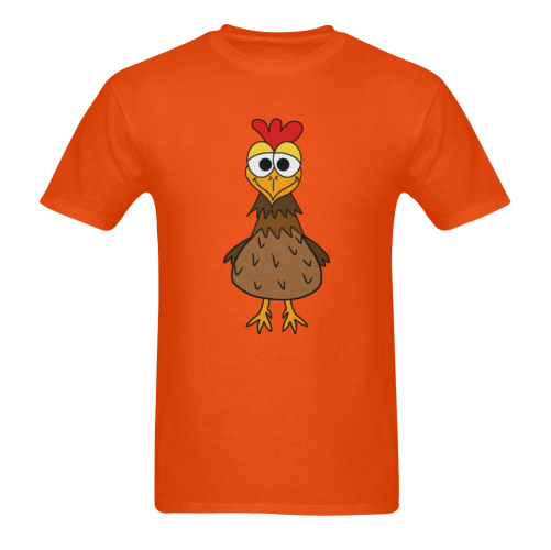 Silly Chicken Sunny Men's T- shirt (Model T06)