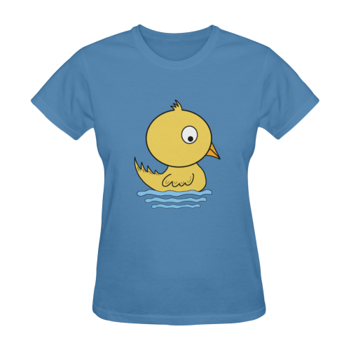 Yellow Duck Sunny Women's T-shirt (Model T05)