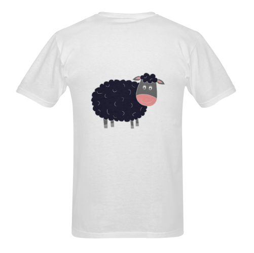 Black or White Sheep? Sunny Men's T- shirt (Model T06)