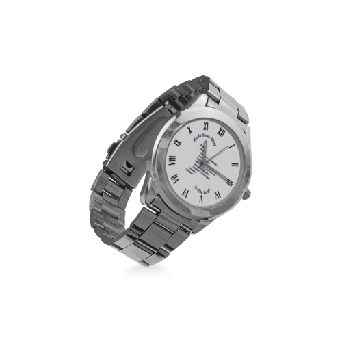 Code Your Way (Dark) Unisex Stainless Steel Watch(Model 103)