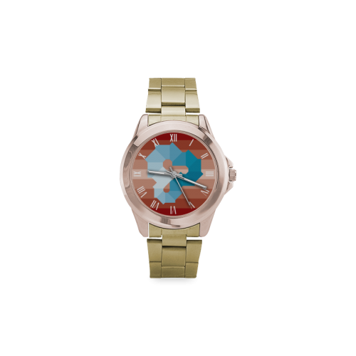 Square Spectrum (Cyan) Women's Italian Charm Watch(Model 107)