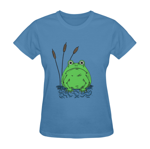 Sad Frog Sunny Women's T-shirt (Model T05)