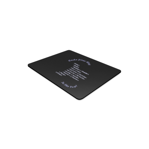 Code Your Way (Light) Rectangle Mousepad