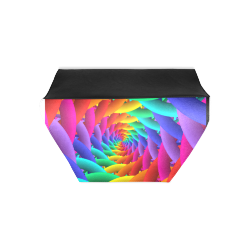 Psychedelic Rainbow Spiral Clutch Bag Clutch Bag (Model 1630)