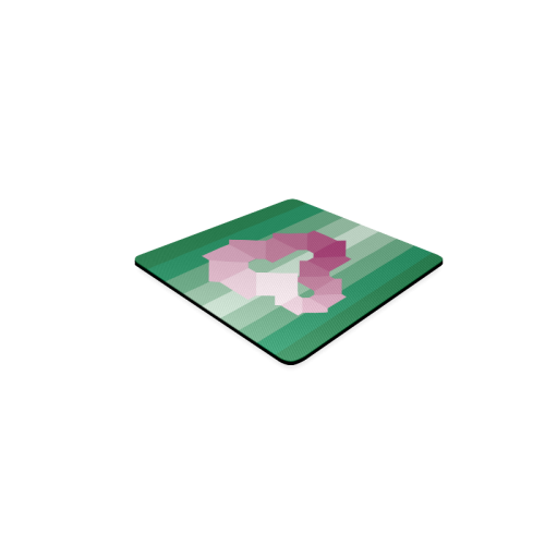 Square Spectrum (Magenta) Square Coaster
