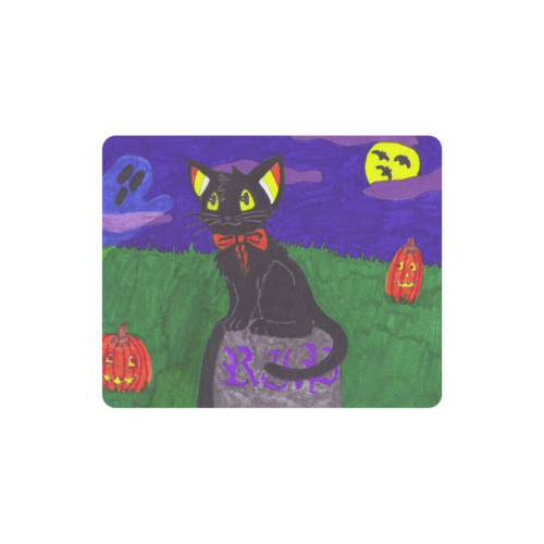 Halloweenkitty2 Mouse Pad Rectangle Mousepad