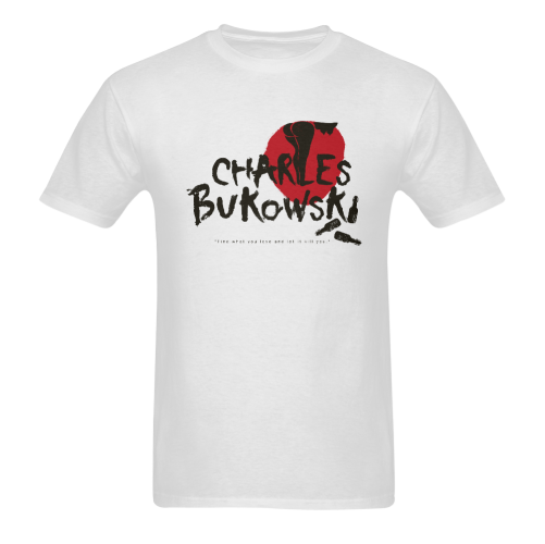 Bukowski Love T-shirt Sunny Men's T- shirt (Model T06)