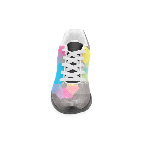 Square Spectrum (Rainbow) Women’s Running Shoes (Model 020)