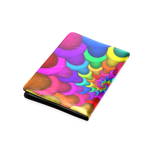 Psychedelic Rainbow Spiral NoteBook A5 Custom NoteBook A5