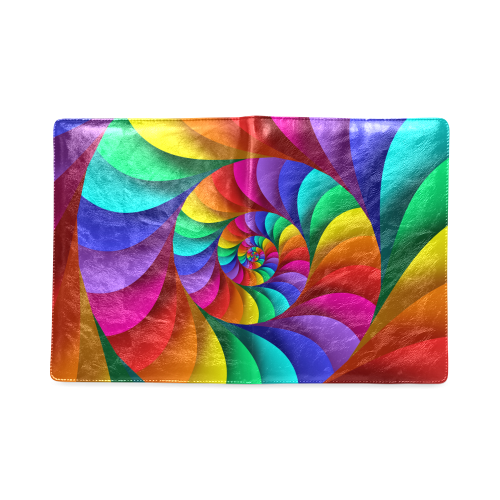 Psychedelic Rainbow Spiral NoteBook B5 Custom NoteBook B5