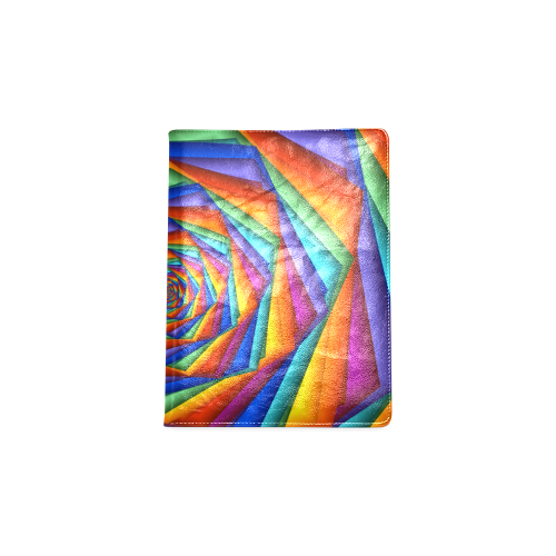 Psychedelic Rainbow Spiral NoteBook B5 Custom NoteBook B5