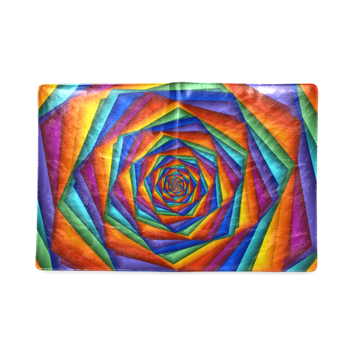 Psychedelic Rainbow Spiral NoteBook B5 Custom NoteBook B5