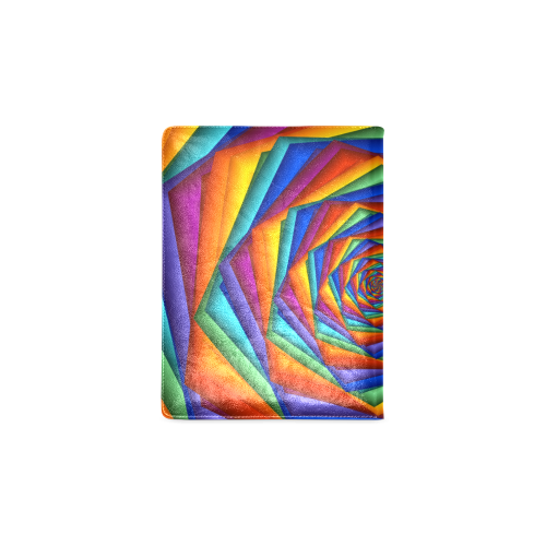 Psychedelic Rainbow Spiral NoteBook B5 Custom NoteBook B5