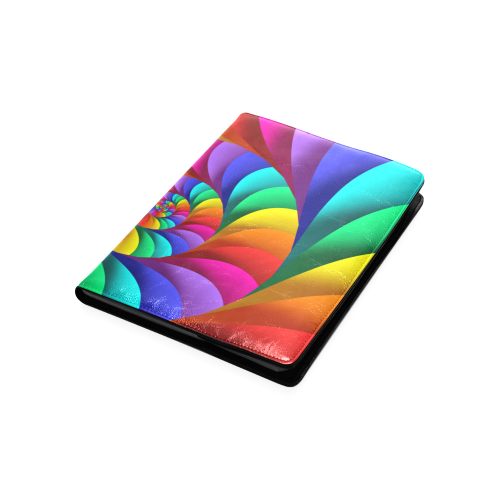 Psychedelic Rainbow Spiral NoteBook B5 Custom NoteBook B5