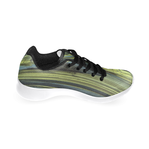 ABSTRACT OVERFLOW SILVER Women’s Running Shoes (Model 020)