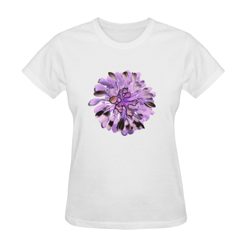 Futuristic Flower Sunny Women's T-shirt (Model T05)