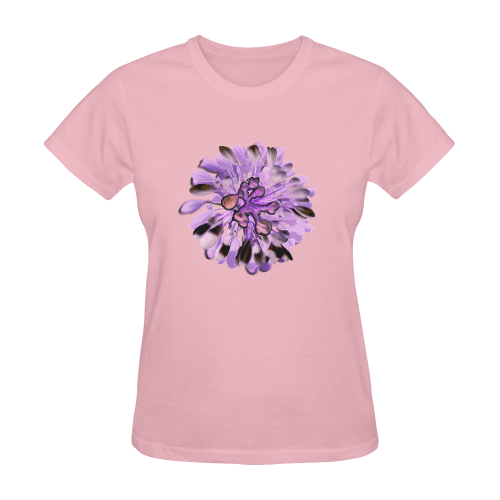 Futuristic Flower Sunny Women's T-shirt (Model T05)