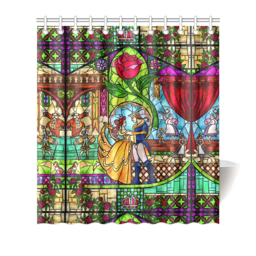 Tale as Old as TIme Shower Curtain 66"x72"