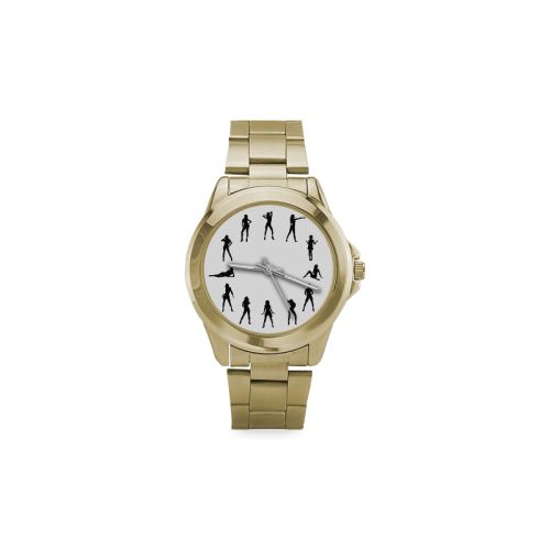 Sexy Dancer Girl Custom Gilt Watch(Model 101)