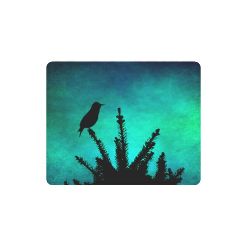 Silhouette Blues Rectangle Mousepad