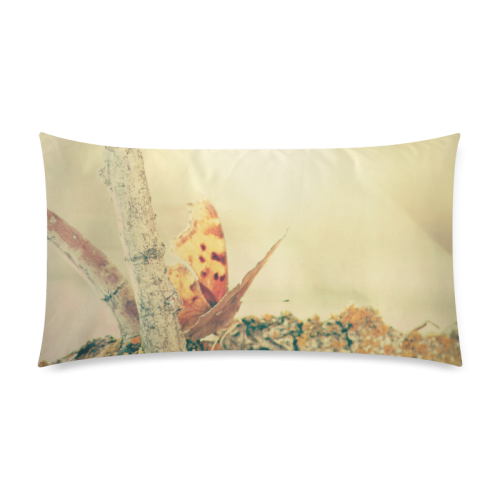 Pretty Butterfly Custom Rectangle Pillow Case 20"x36" (one side)