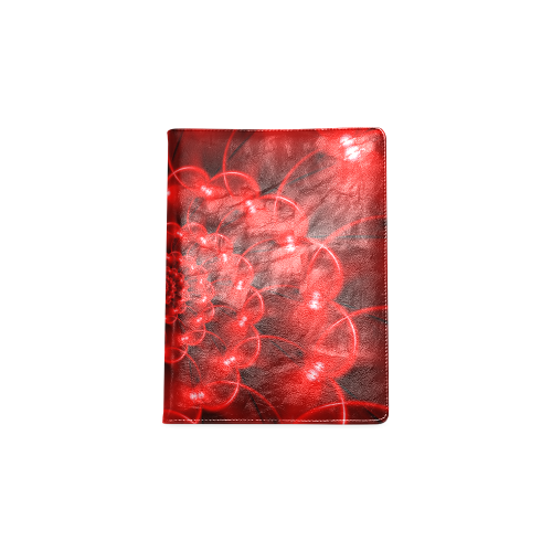 Red Glossy Spiral Custom NoteBook B5