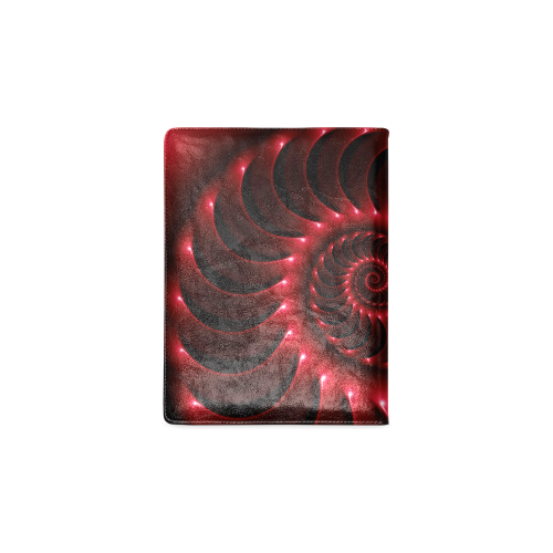 Glossy Red Spiral Custom NoteBook B5